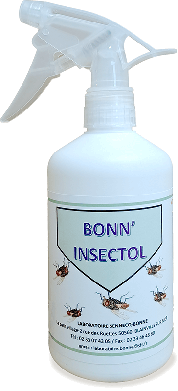 Photo d'une bouteille spray de bonn'insectol