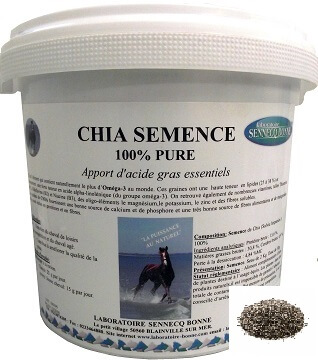 Graines de Chia Bio 1kg - Fourni