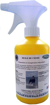 Huile de Cèdre – Préparation et relaxation musculaire cheval I Commandez et  faites vous livrer