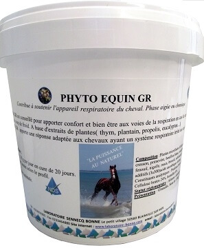 Cheval - toux chronique  - toux aiguë-  phyto - cheval-fluidifiant-emphysème - allergie thym - respir - produit naturel